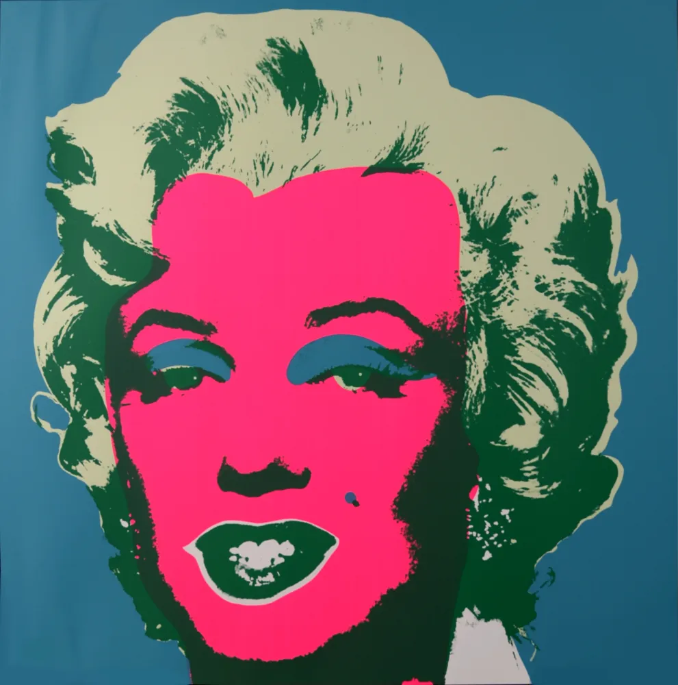 シルクスクリーン Warhol - Marylin (#F), c. 1980 - Very large silkscreen
