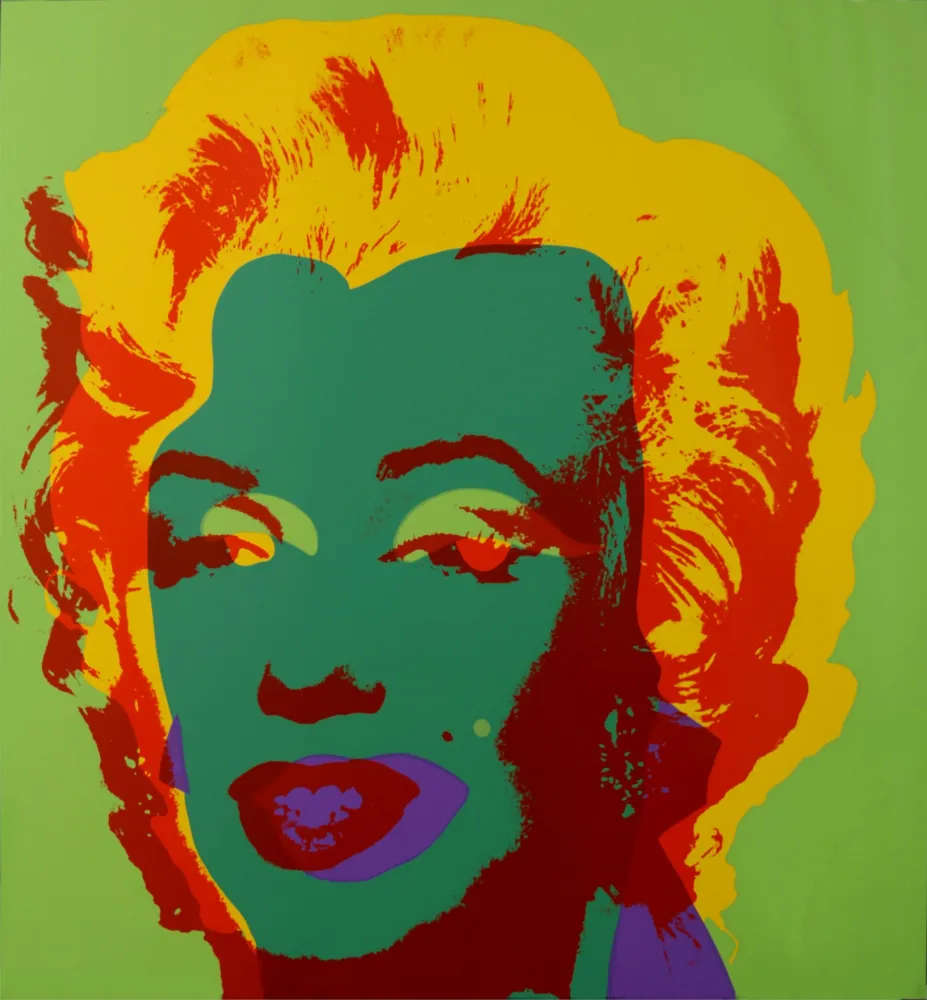 シルクスクリーン Warhol - Marylin (#G), c. 1980 - Very large silkscreen