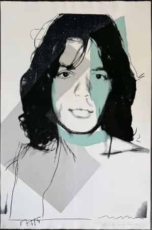 シルクスクリーン Warhol - Mick Jagger #138