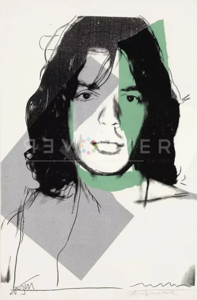 シルクスクリーン Warhol - Mick Jagger 138