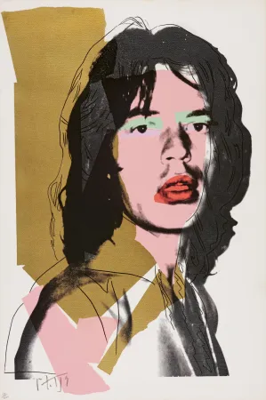 シルクスクリーン Warhol - Mick Jagger #143