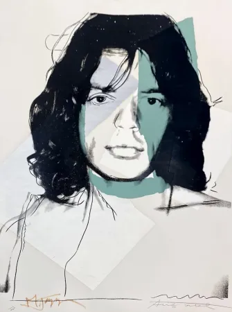 シルクスクリーン Warhol - Mick Jagger (FS II.138)
