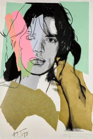 シルクスクリーン Warhol - Mick Jagger (FS II.140)