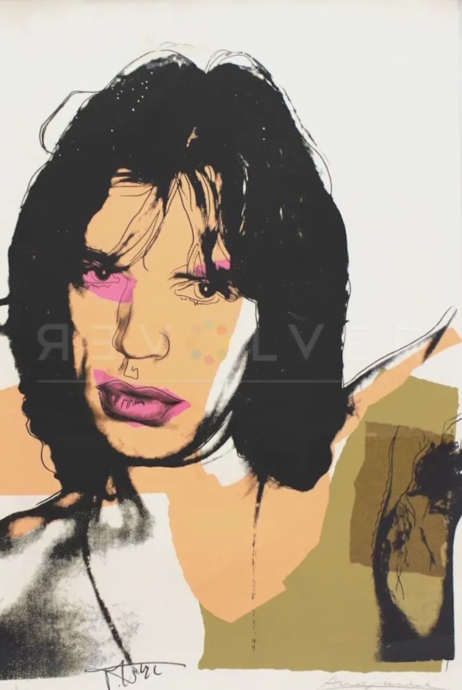 シルクスクリーン Warhol - Mick Jagger (FS II.141) 