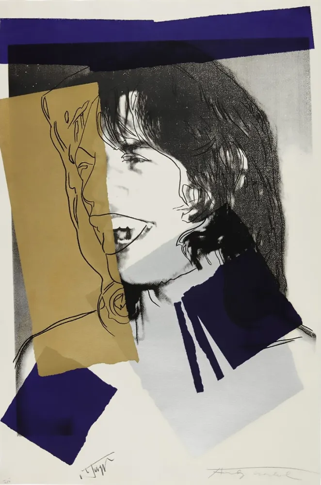 シルクスクリーン Warhol - Mick Jagger (FS II.142)