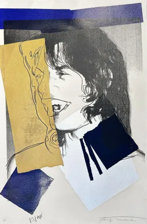 シルクスクリーン Warhol - Mick Jagger (FS II.142)