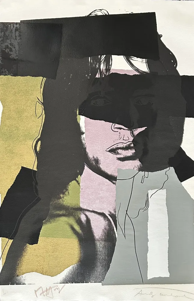 シルクスクリーン Warhol - Mick Jagger (FS II.145)