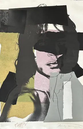 シルクスクリーン Warhol - Mick Jagger (FS II.145)