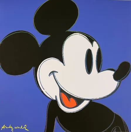 オフセット Warhol - Mickey Mouse (Blue)