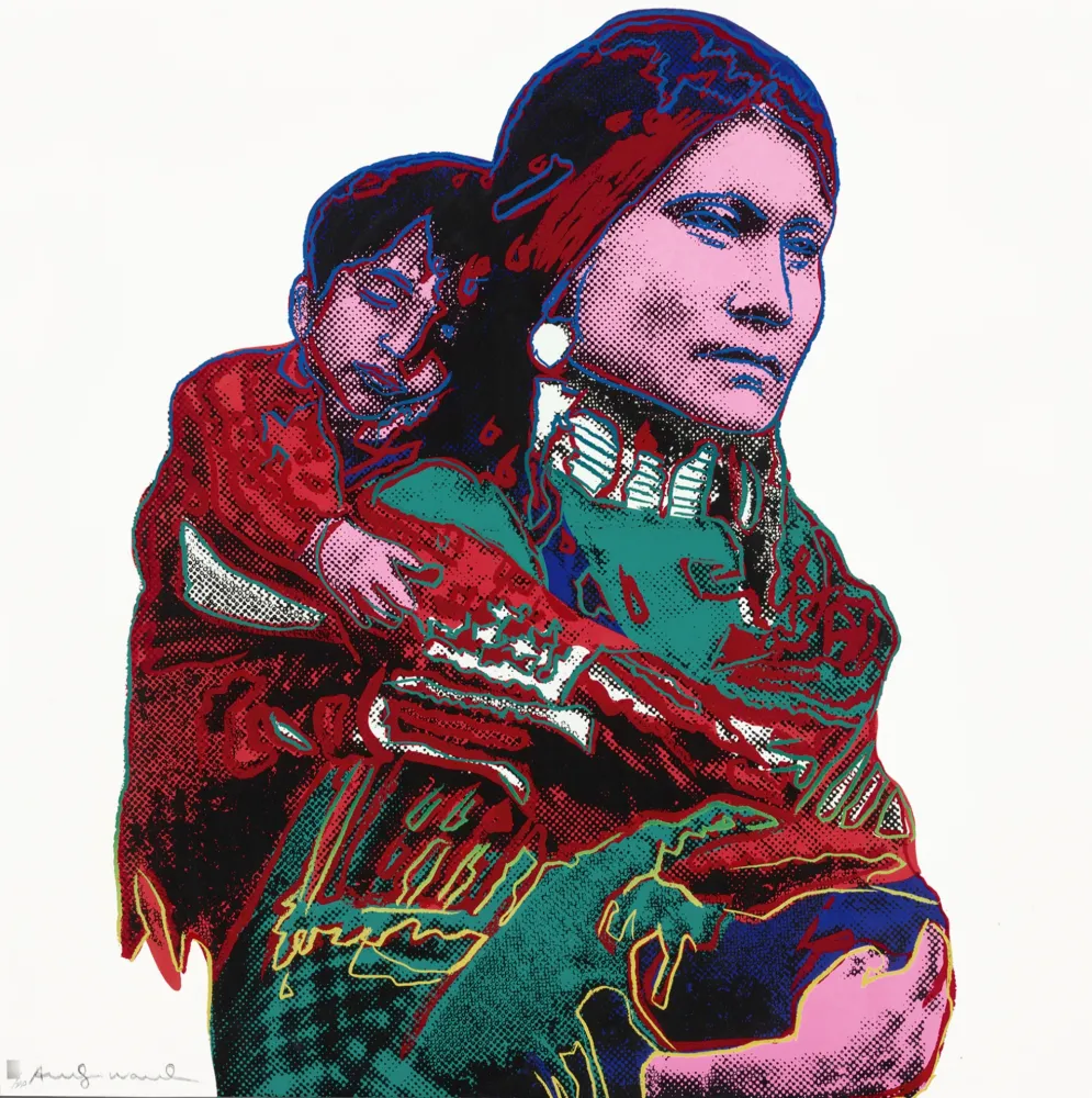 シルクスクリーン Warhol - Mother and Child (FS II.383)