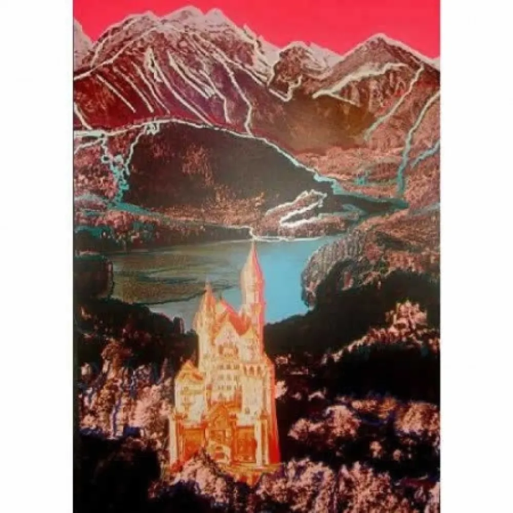 シルクスクリーン Warhol - Neuschwanstein