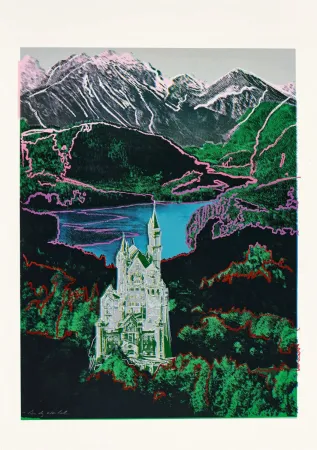 シルクスクリーン Warhol - Neuschwanstein (Trial Proof)