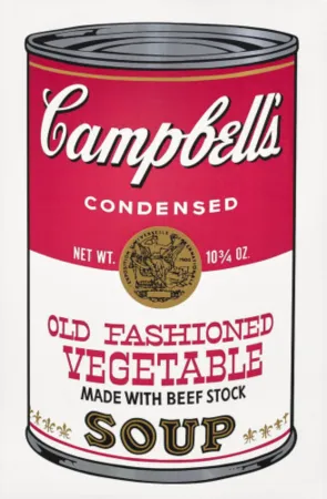 シルクスクリーン Warhol - Old Fashioned Vegetable from Campbell's Soup II (F.&S.54)