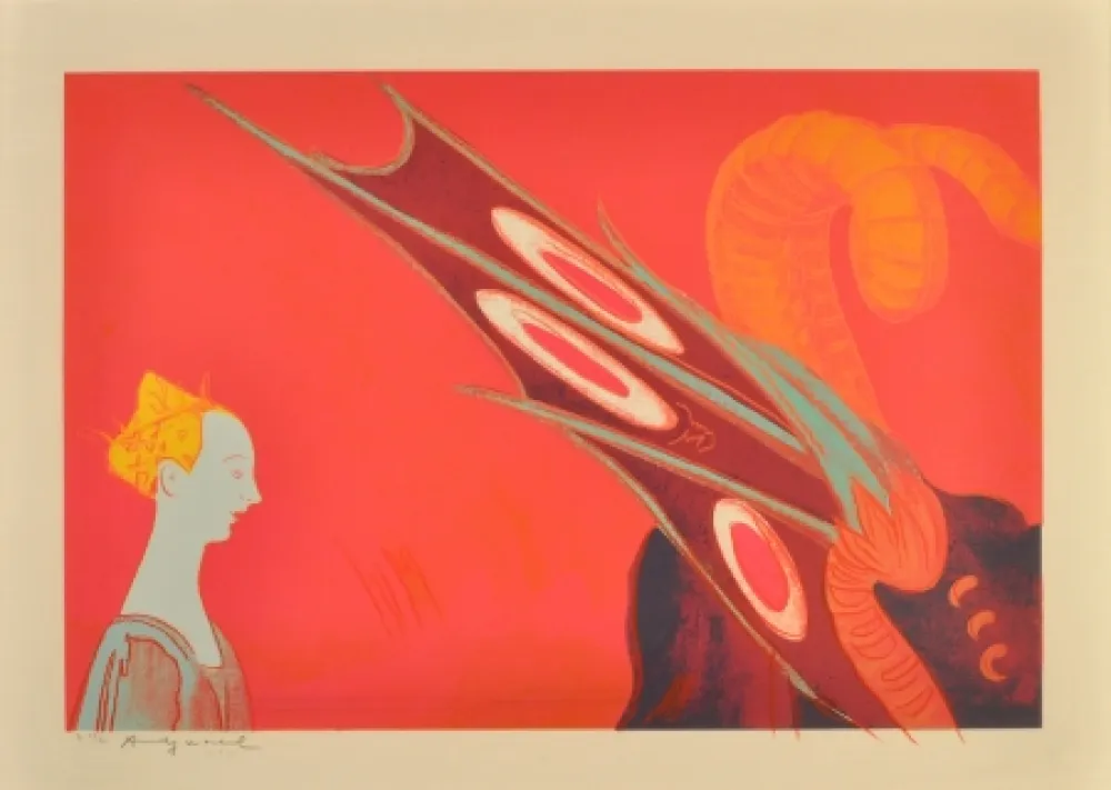 シルクスクリーン Warhol - Paolo Uccello (St. George and the Dragon)