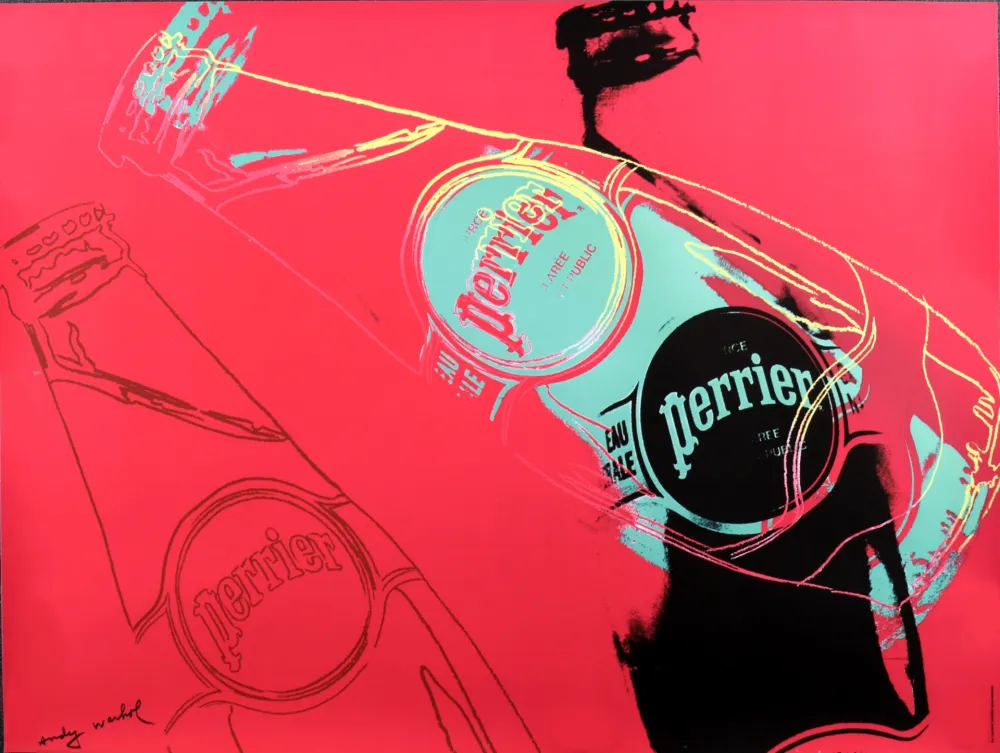 オフセット Warhol - Perrier Pink, 1983