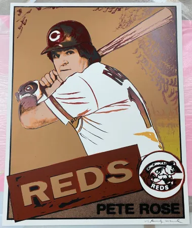 シルクスクリーン Warhol - Pete Rose Trial Proof