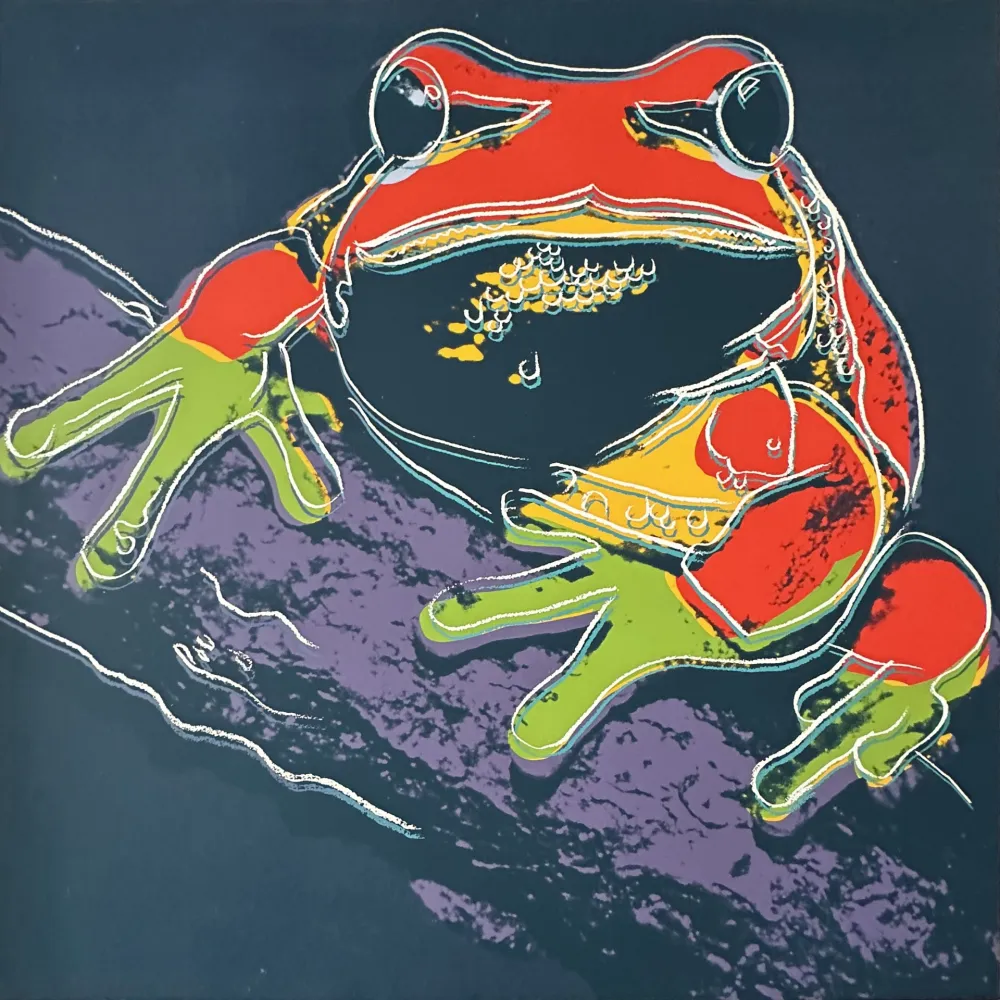 シルクスクリーン Warhol - Pine Barrens Tree Frog (FS II.294)