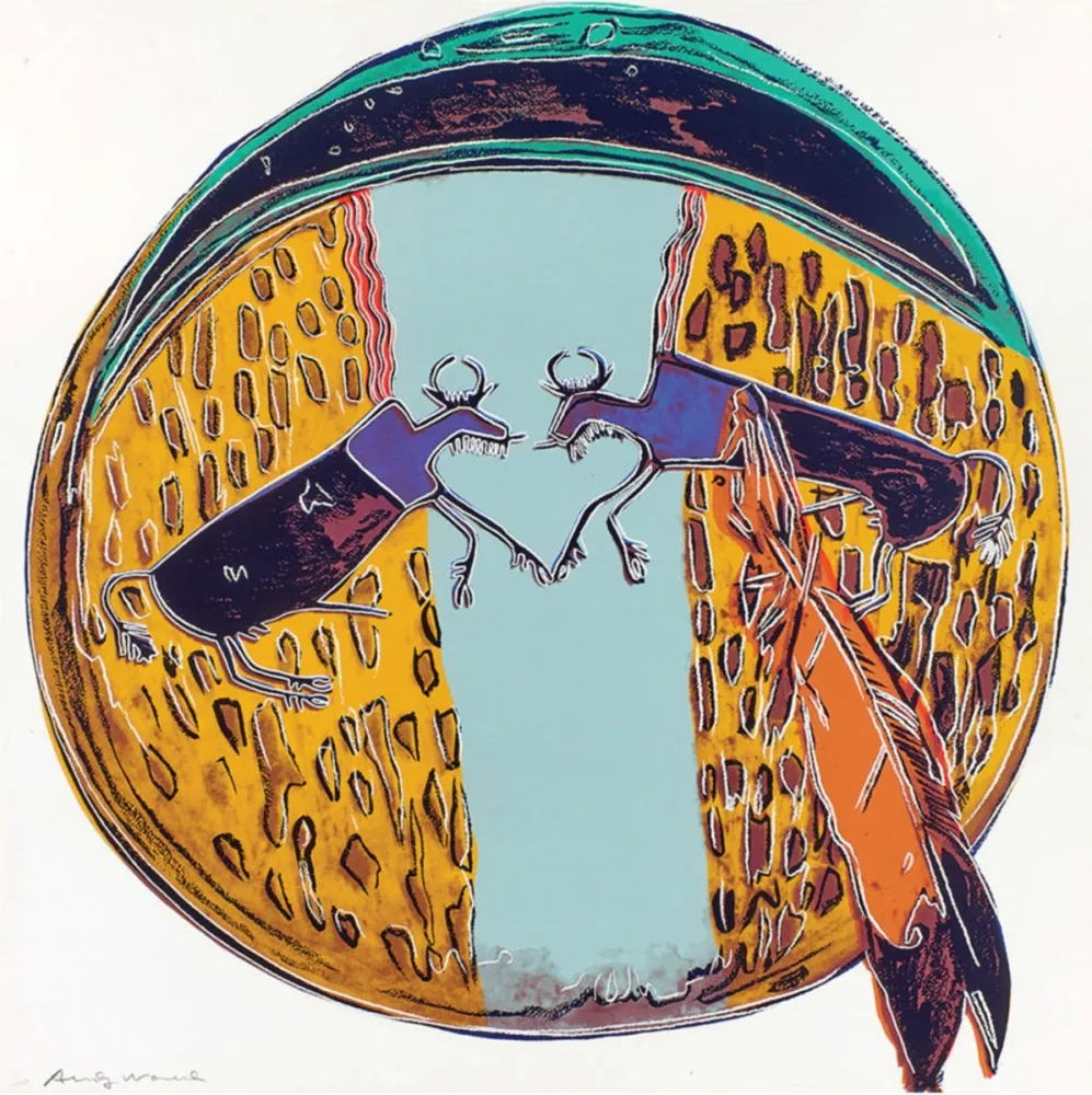 シルクスクリーン Warhol - Plains Indian Shield (FS II.383)