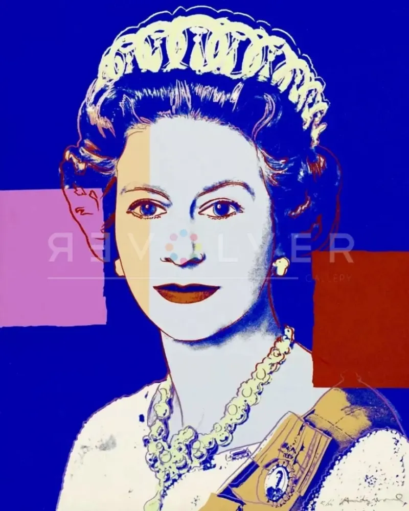 シルクスクリーン Warhol - Queen Elizabeth II 337