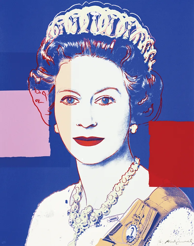 シルクスクリーン Warhol - Queen Elizabeth II 337