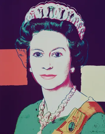 シルクスクリーン Warhol - Queen Elizabeth II of the United Kingdom 335 by Andy Warhol