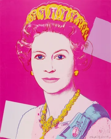 シルクスクリーン Warhol - Queen Elizabeth II of the United Kingdom 336