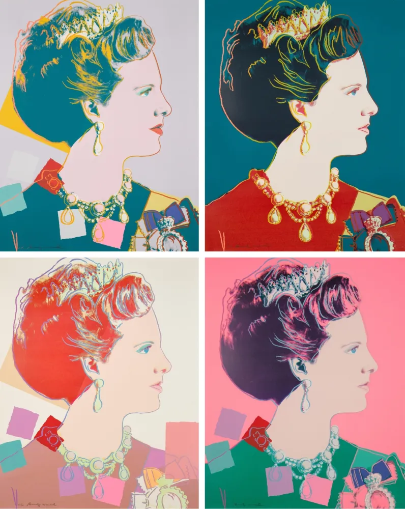 シルクスクリーン Warhol - Queen Margrethe II Of Denmark Complete Portfolio (Reigning Queens)