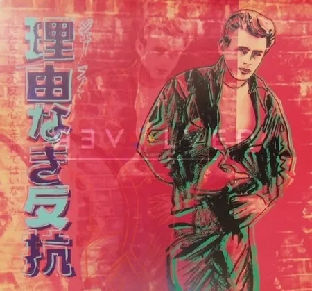 シルクスクリーン Warhol - Rebel Without A Cause (James Dean) (FS II.355)