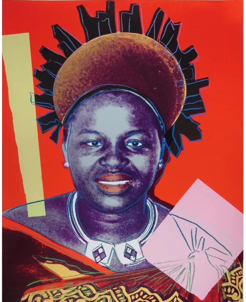 シルクスクリーン Warhol - Reigning Queens: Queen Ntombi Twala of Swaziland