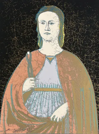 シルクスクリーン Warhol - Saint  Apollonia 331