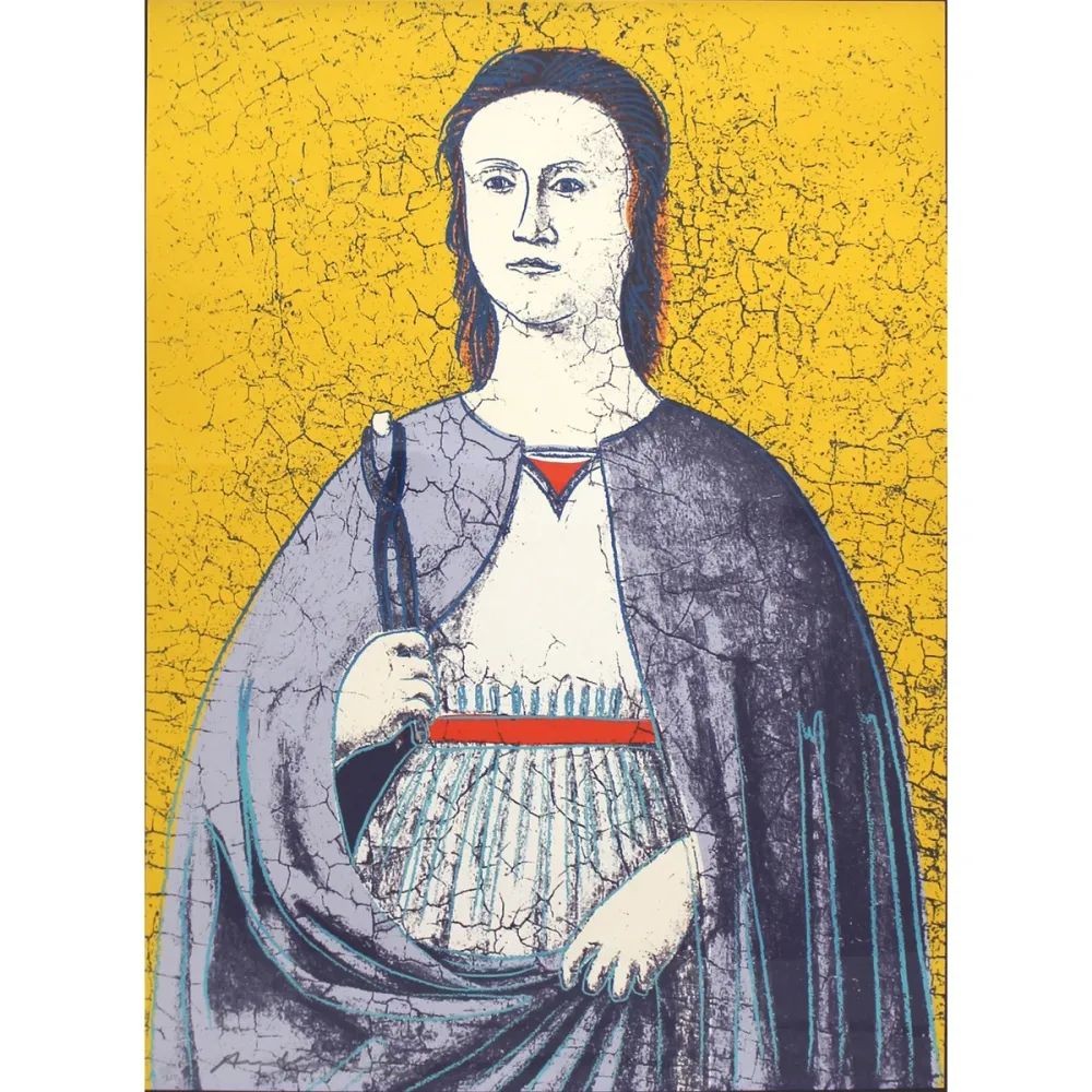 シルクスクリーン Warhol - Saint  Apollonia 333