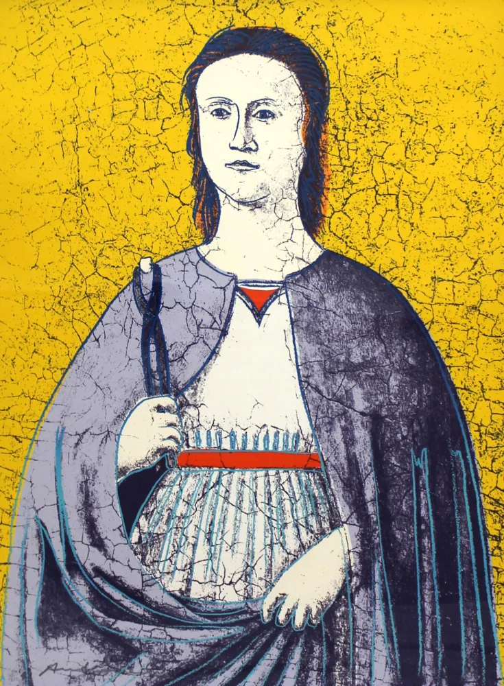 シルクスクリーン Warhol - Saint  Apollonia 333