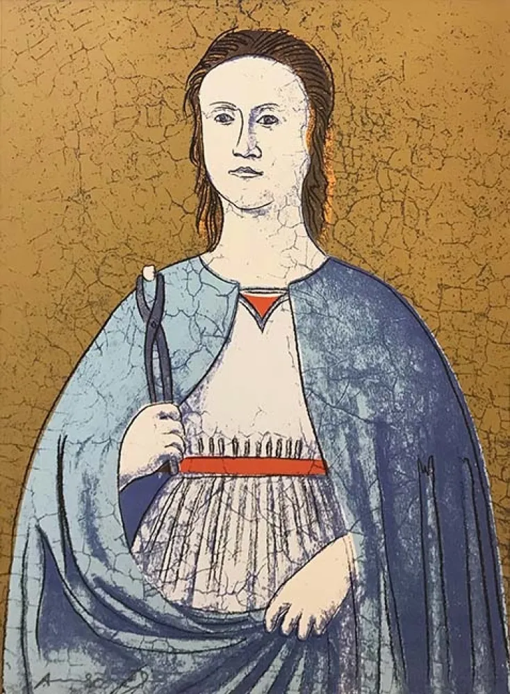 シルクスクリーン Warhol - SAINT APOLLONIA FS II.332