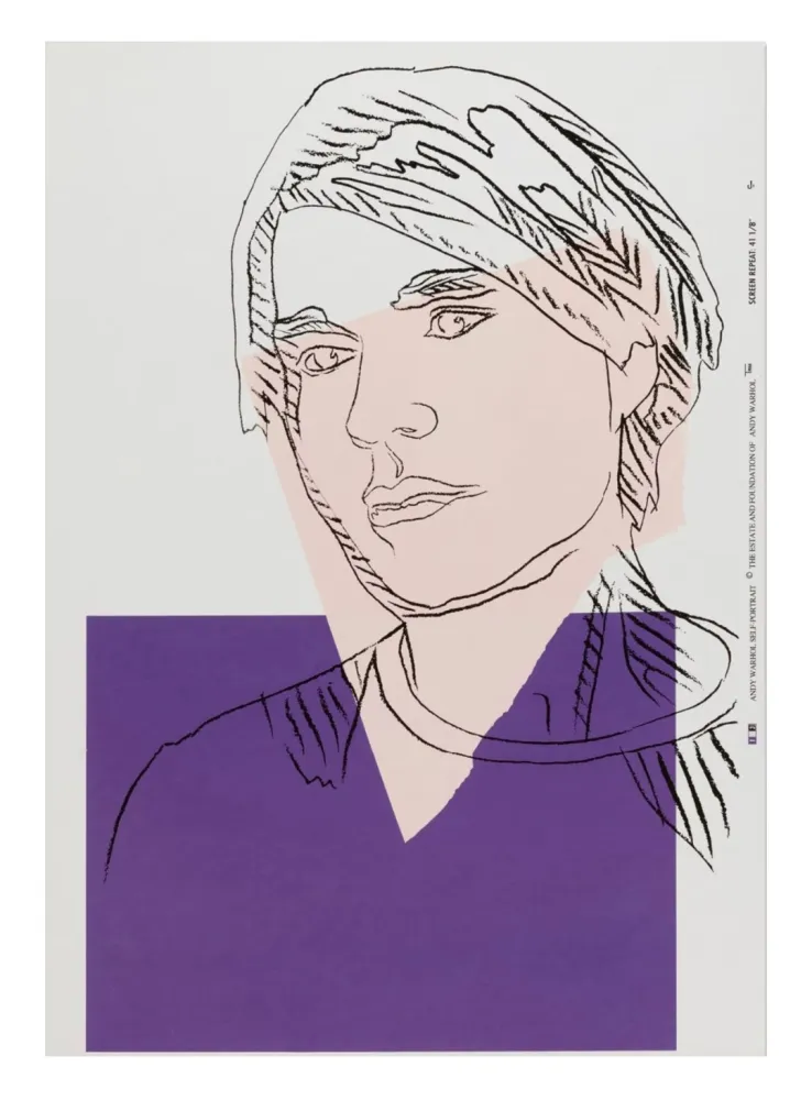 シルクスクリーン Warhol - Self-Portrait