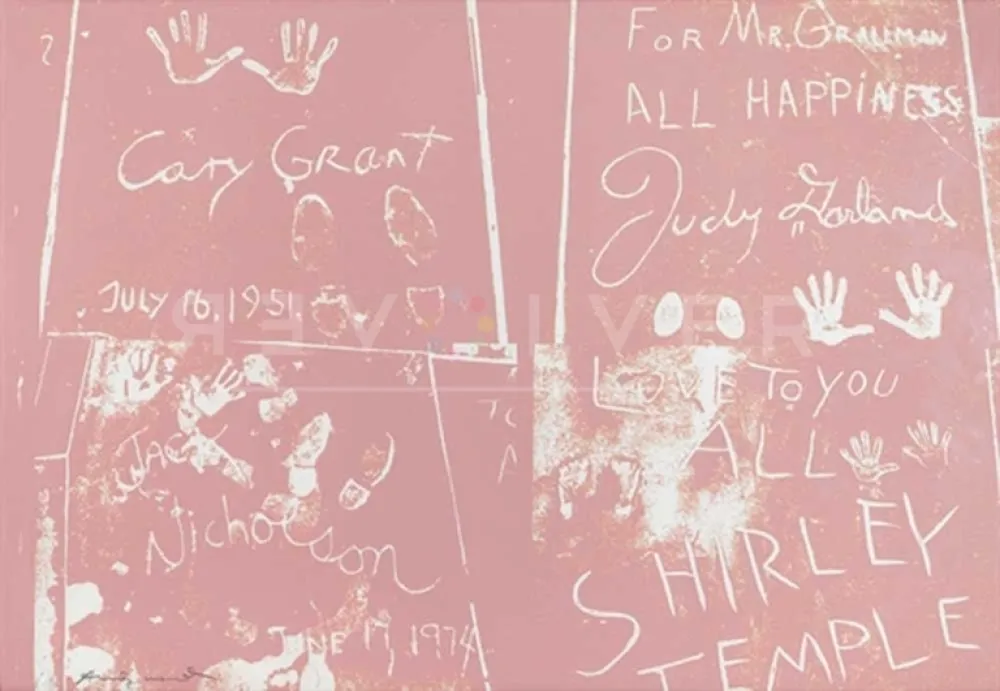 シルクスクリーン Warhol - Sidewalk (FS II.304) 