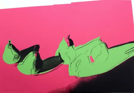 シルクスクリーン Warhol - Space Fruit: Pears (FS II.203)