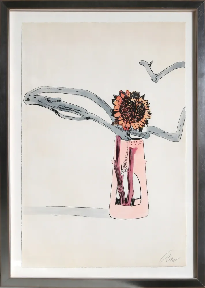 シルクスクリーン Warhol - Sunflower FS II.112