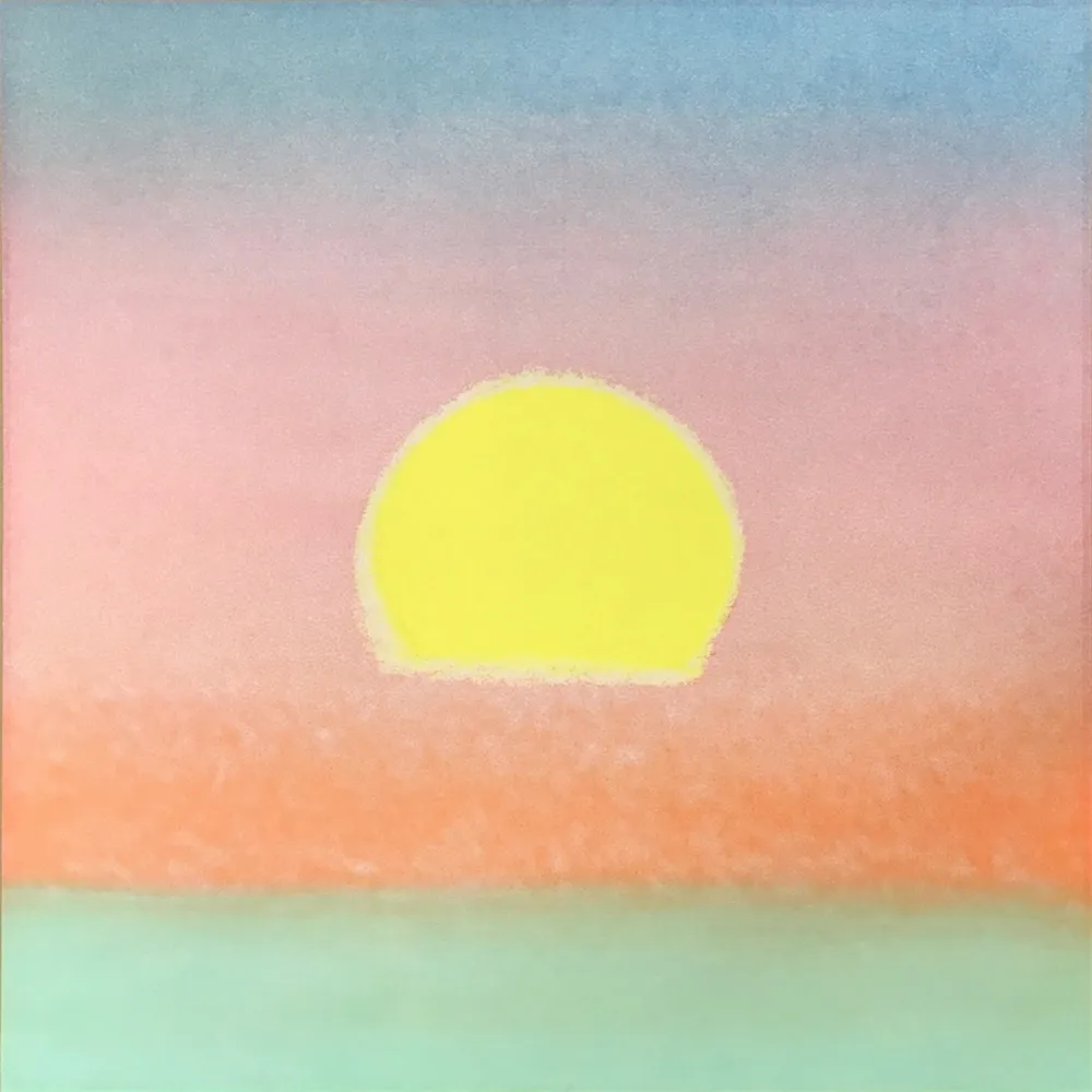 シルクスクリーン Warhol - Sunset (FS II.85) (Unique
