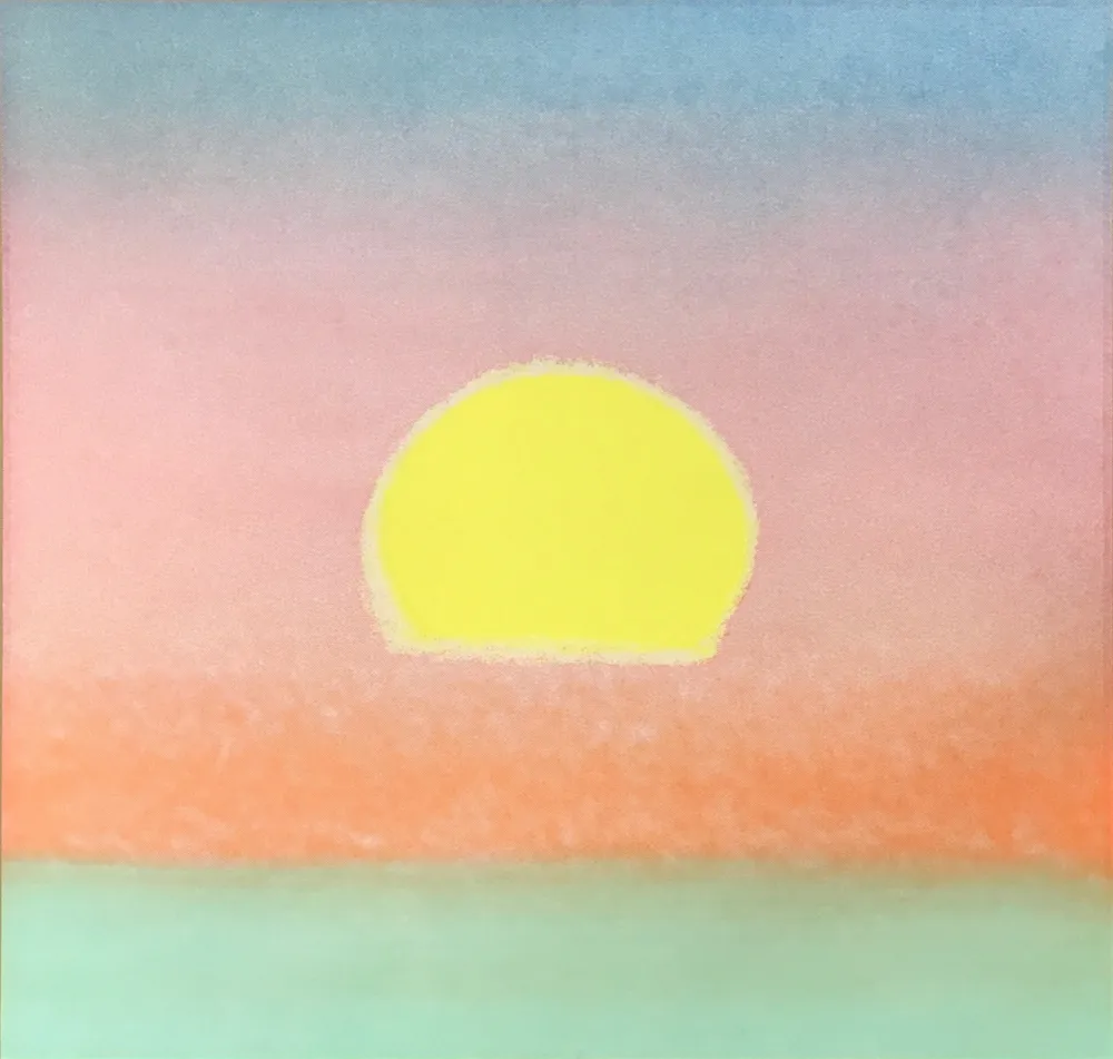 シルクスクリーン Warhol - Sunset (FS II.85) (Unique)
