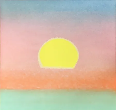 シルクスクリーン Warhol - Sunset (FS II.85) (Unique)