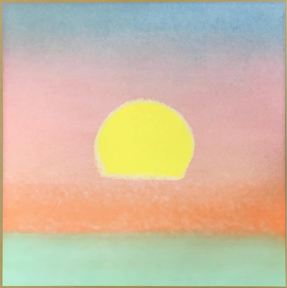 シルクスクリーン Warhol - Sunset (FS II.85) (Unique)