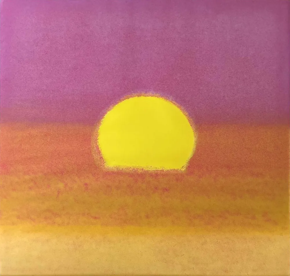 シルクスクリーン Warhol - Sunset (FS II.88) (Unique)