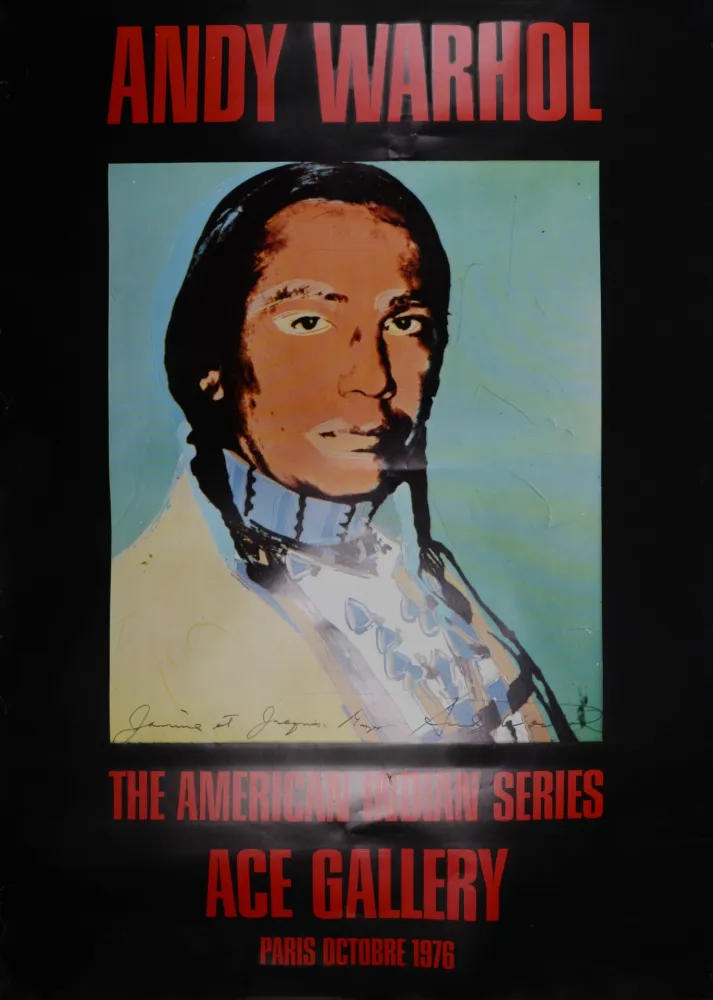 オフセット Warhol - The American Indian Series, 1976 - Hand-signed