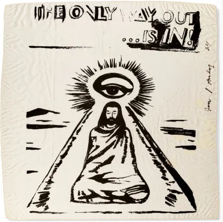 シルクスクリーン Warhol - The Only Way Out is In (FS IIIA.55) (Silk Scarf) 