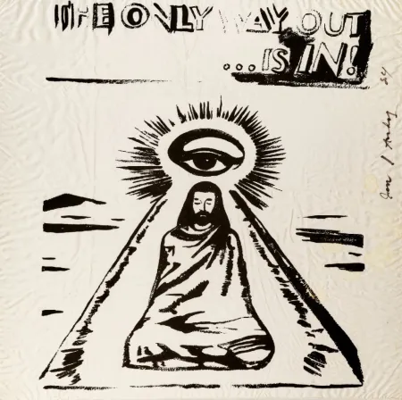 シルクスクリーン Warhol - The Only Way Out is In (FS IIIA.55) (Silk Scarf) 
