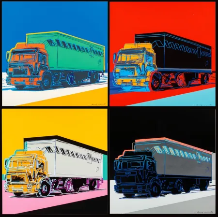 シルクスクリーン Warhol - Truck Complete Portfolio