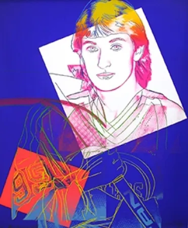 シルクスクリーン Warhol - Wayne Gretsky