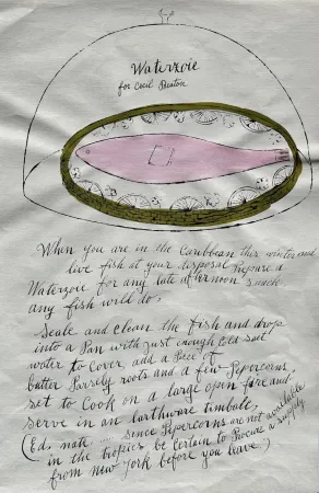 オフセット Warhol - Wild Raspberries IV.126A (Waterzoie for Cecil Beaton)