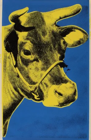 シルクスクリーン Warhol - Yellow COW