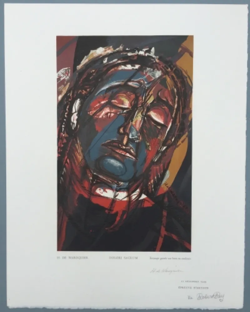 木版 Waroquier - Dolori Sacrum